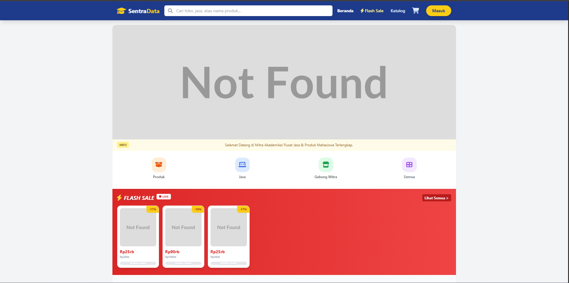 Market Place MitraAkademika by SentraData